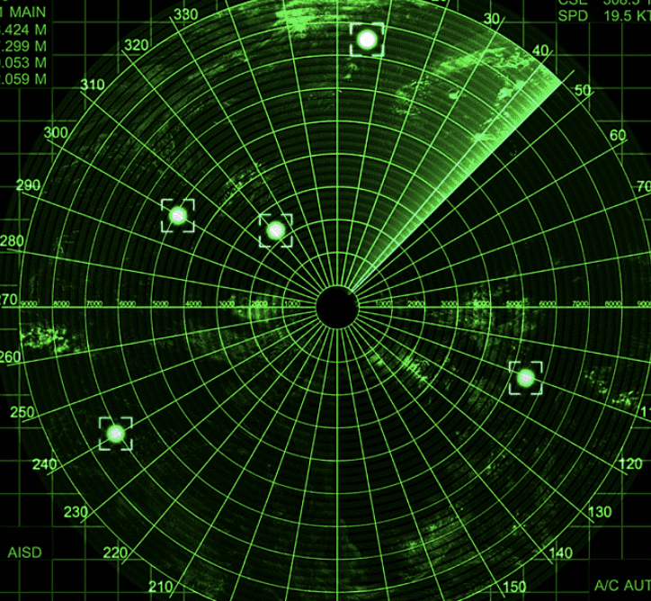 Consola de visualización de imágenes de radar