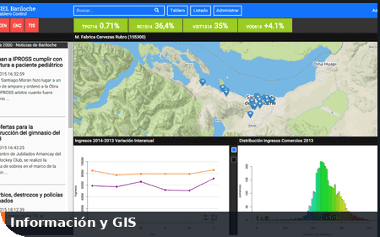 Georeferenced municipal statistics